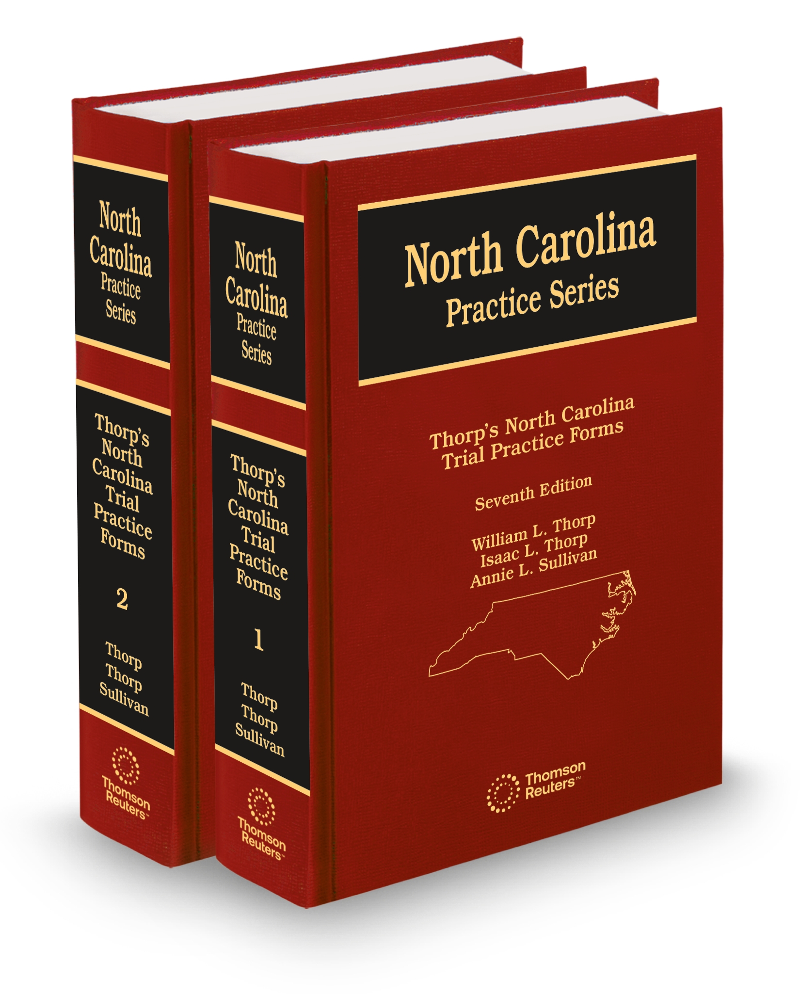 Cover of North Carolina Trial Practice Forms (Thorp, Thorp and Sullivan), 2025 ed.