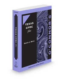 O'Connor's Texas CPRC Plus, 2025-2026 ed.