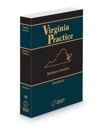 Virginia Practice V.10 Business Entities, 2025-2026 ed.