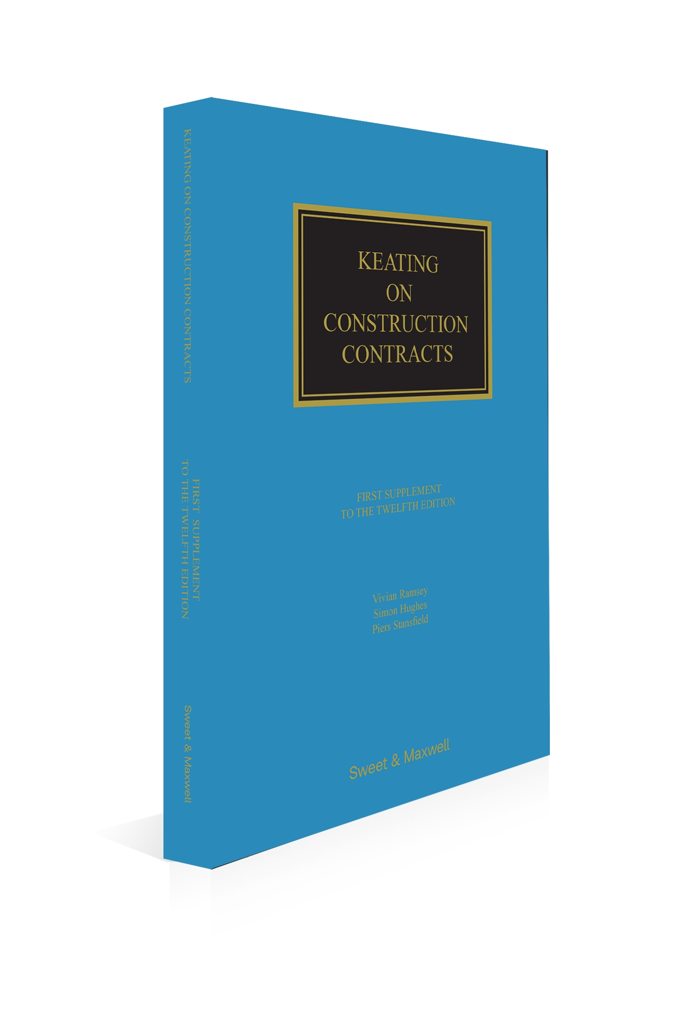 Cover of Keating on Construction Contracts, 12th Edition, 1st Supplement, Print and ProView eBook bundle