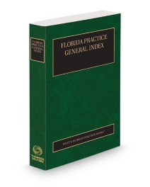 Florida Practice General Index
