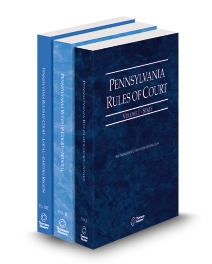 Pennsylvania Court Rules State/Federal/Eastern Local V.I, V.II, and V.IIIc
