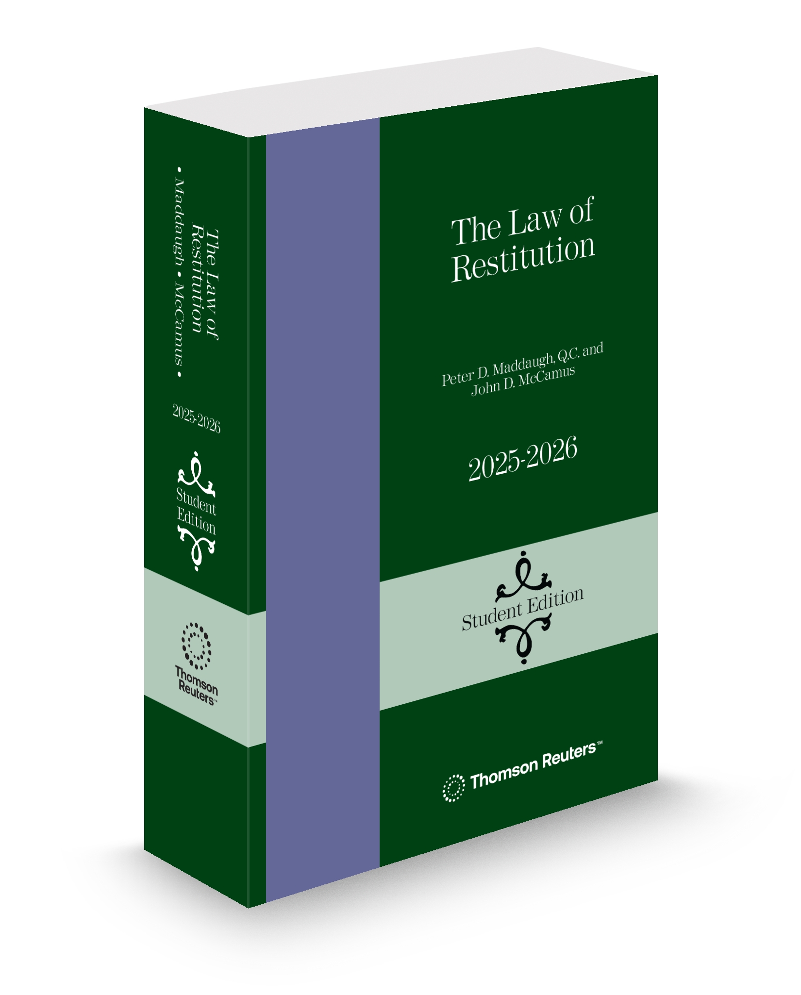Cover of MADDAUGH LAW OF RESTITUTION 25-26 STUDENT EDITION
