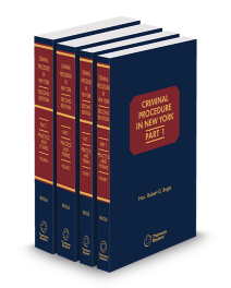 New York Criminal Procedure, 2025 ed.