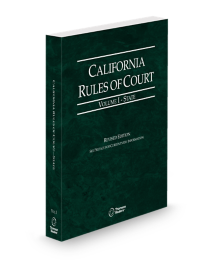 California Court Rules State V.I, 2026 revised ed.
