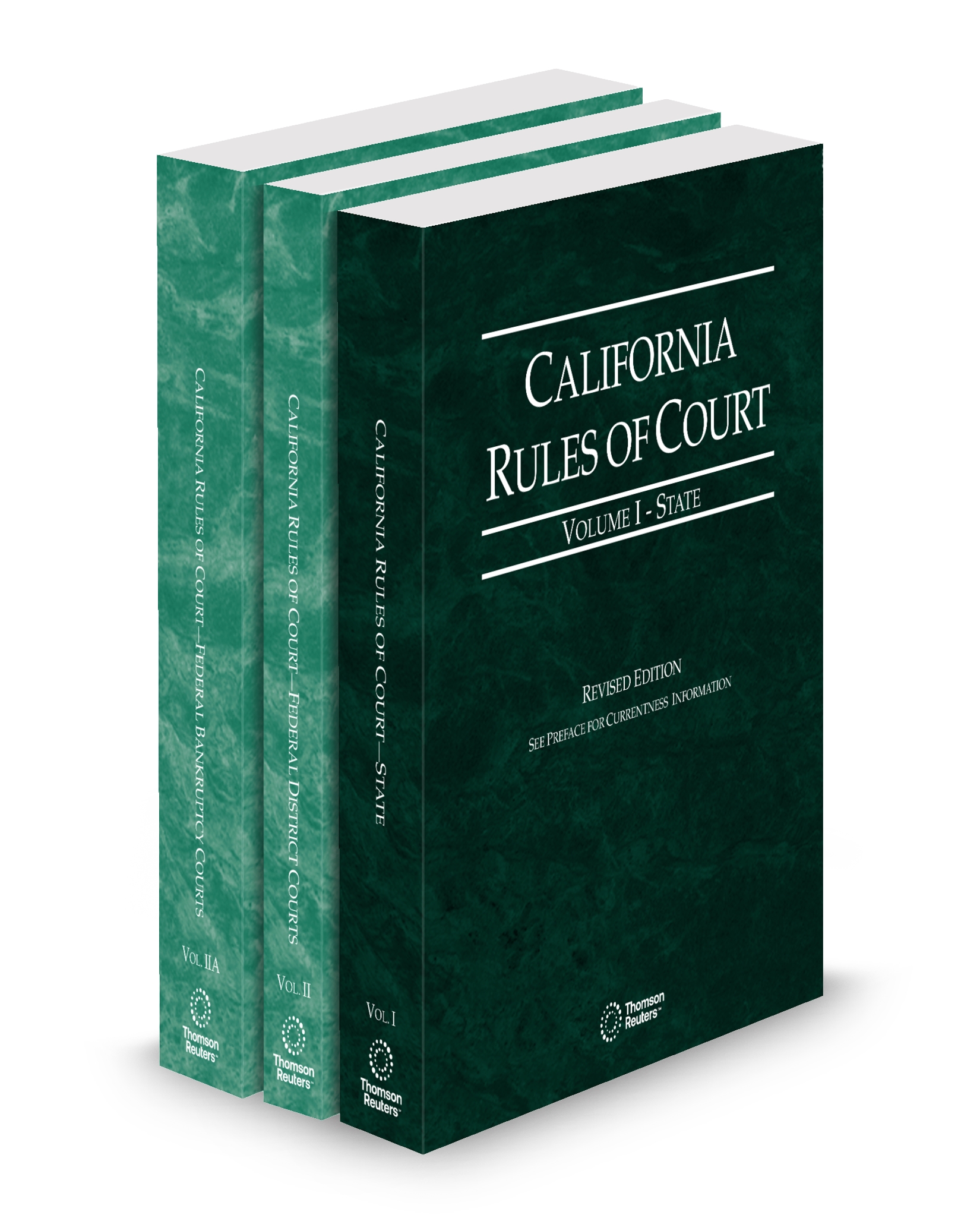 Cover of CA COURT RULES STATE AND FEDERAL DISTRICT COURT AND FEDERAL BANKRUPTCY COURT S V.I TO V.IIA FULL SET