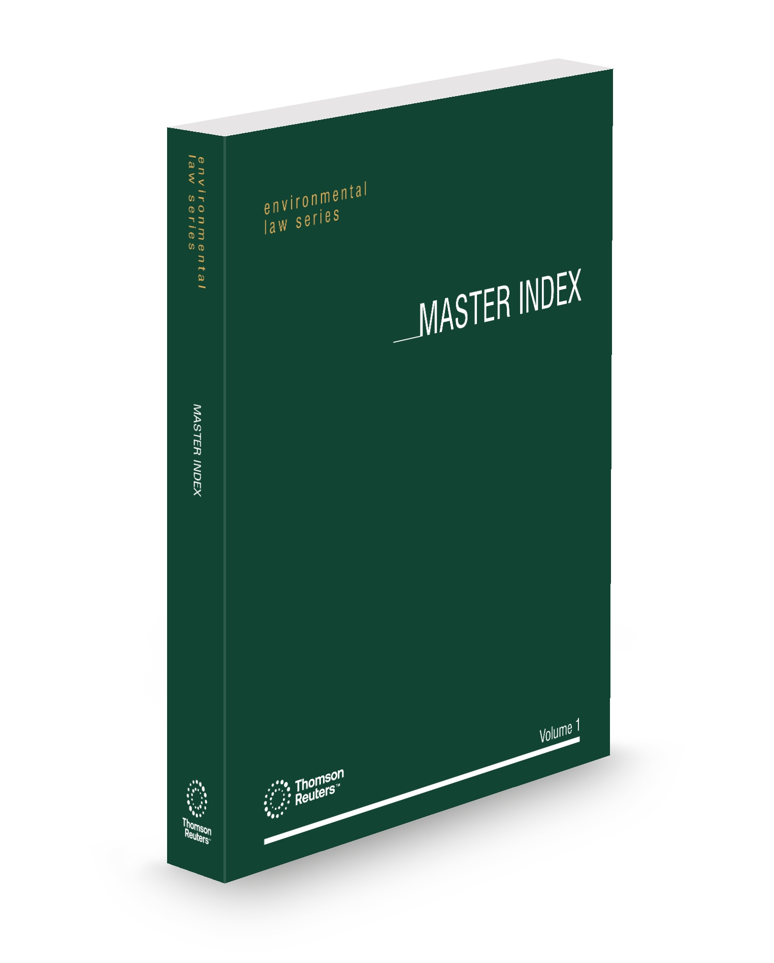 Cover of MASTER INDEX ENVIRONMENTAL LAW SERIES SUB