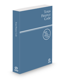 Texas Finance Code, 2026 ed.