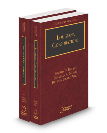 Louisiana Practice Corporations, 2025 ed.