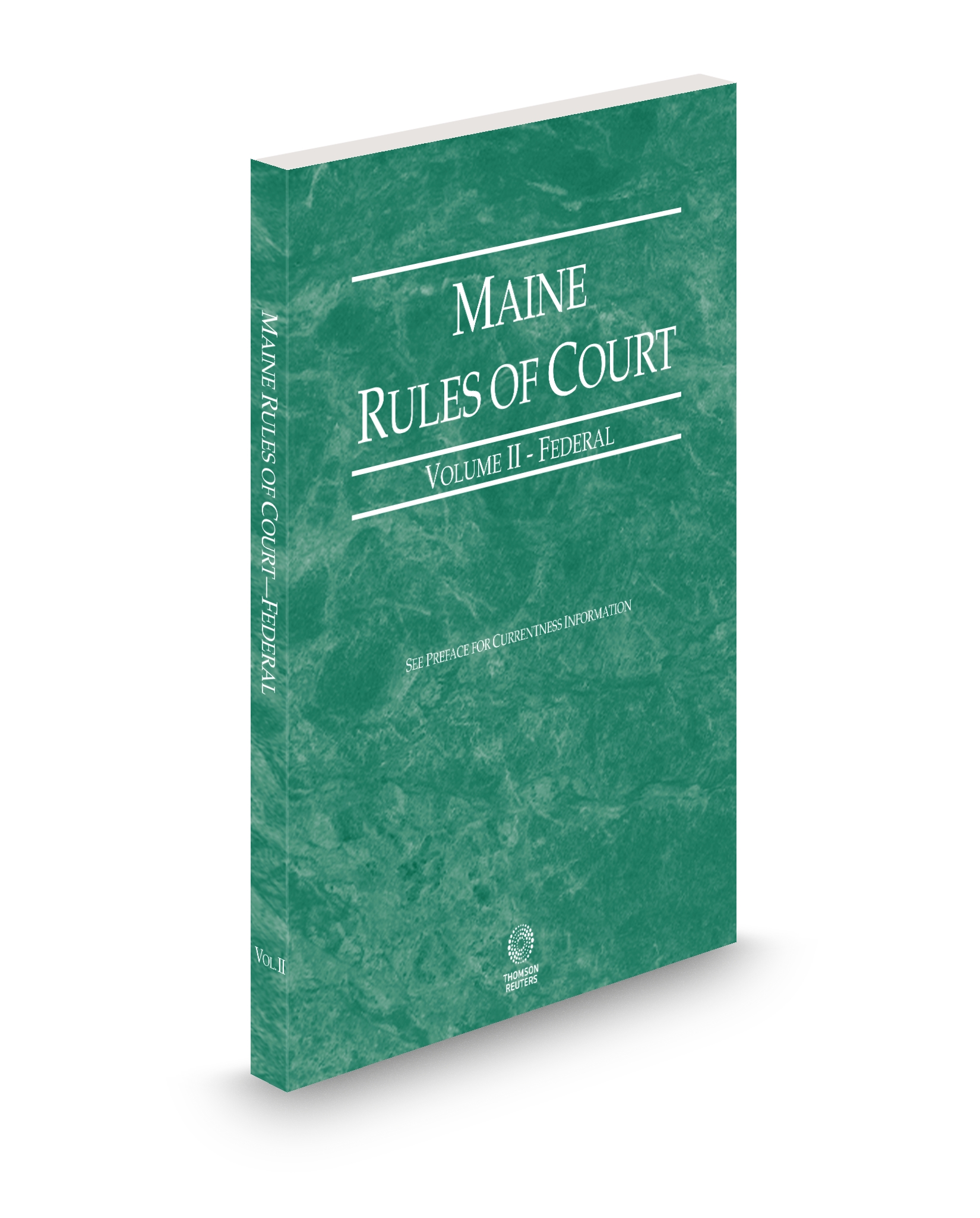 Cover of ME COURT RULES FEDERAL V.II FULL SET