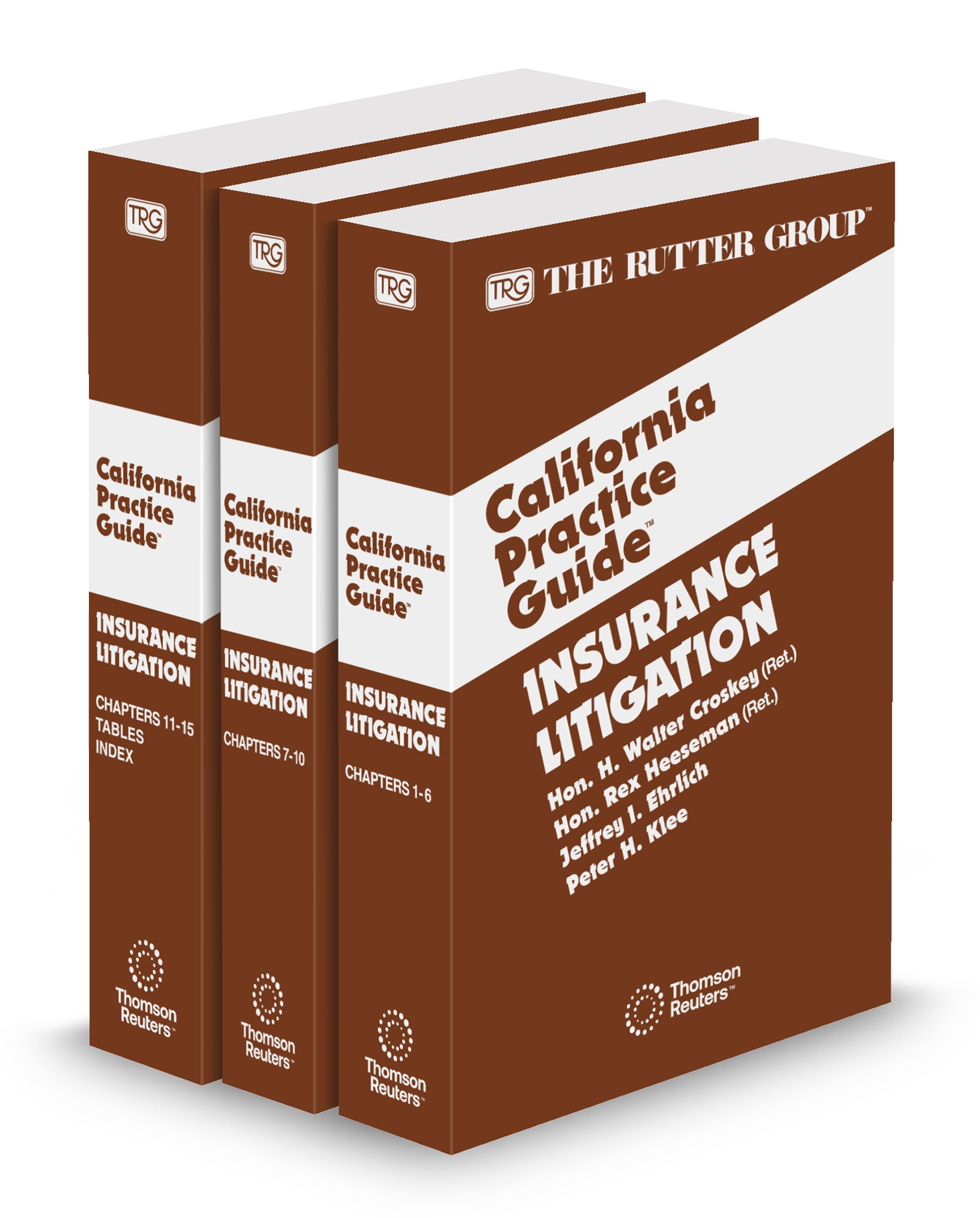 Cover of TRG CA PRACTICE INSURANCE LITIGATION FULL SET