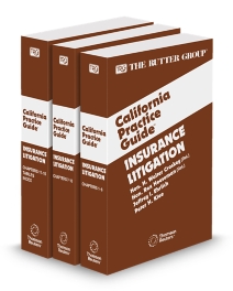 Insurance Litigation, 2025 Edition (The Rutter Group California Practice Guide)