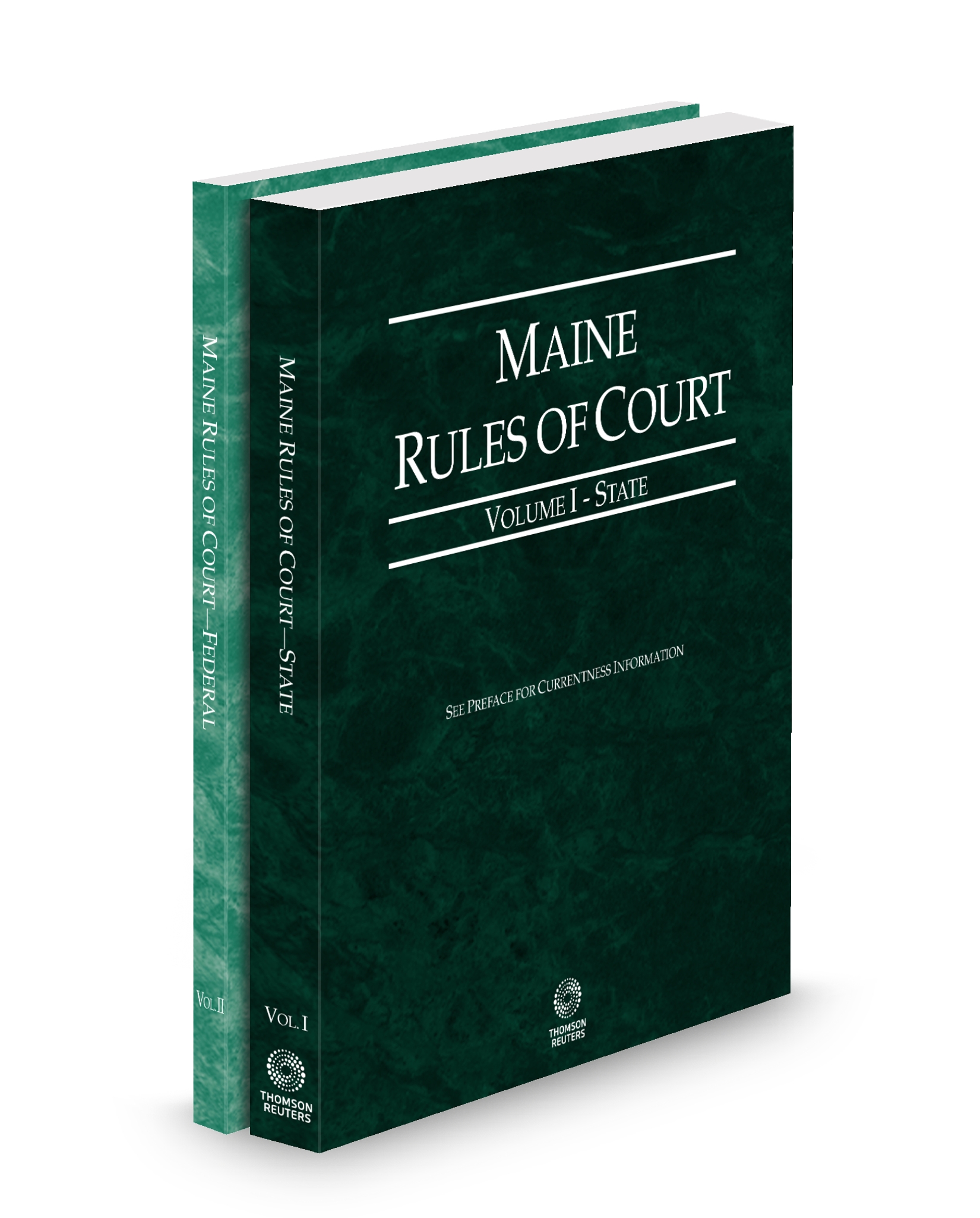 Cover of ME COURT RULES STATE AND FEDERAL V.I-II FULL SET