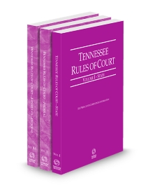 Tennessee Court Rules State Federal and Federal KeyRules V.I-IIa
