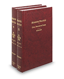 Missouri Practice V.8-9 Procedure Forms, 2025-2026 ed.