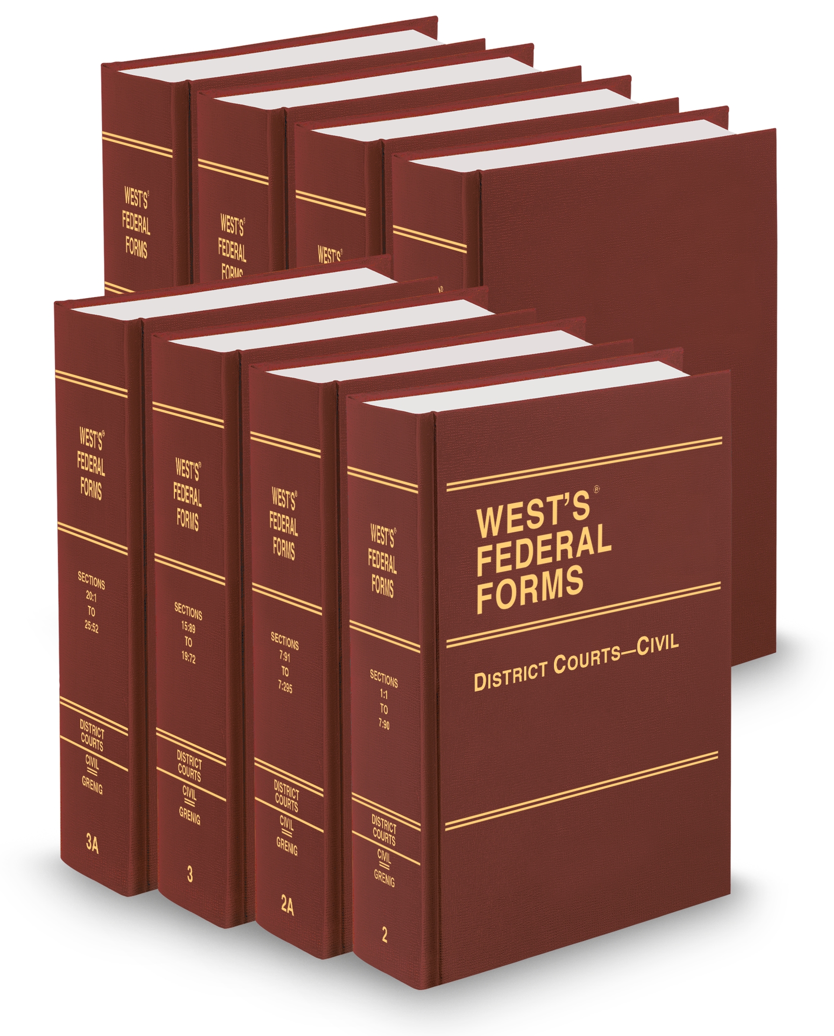 West's Federal Forms V.2 To V.4B District Courts To Civil Rules, 2025 ed.