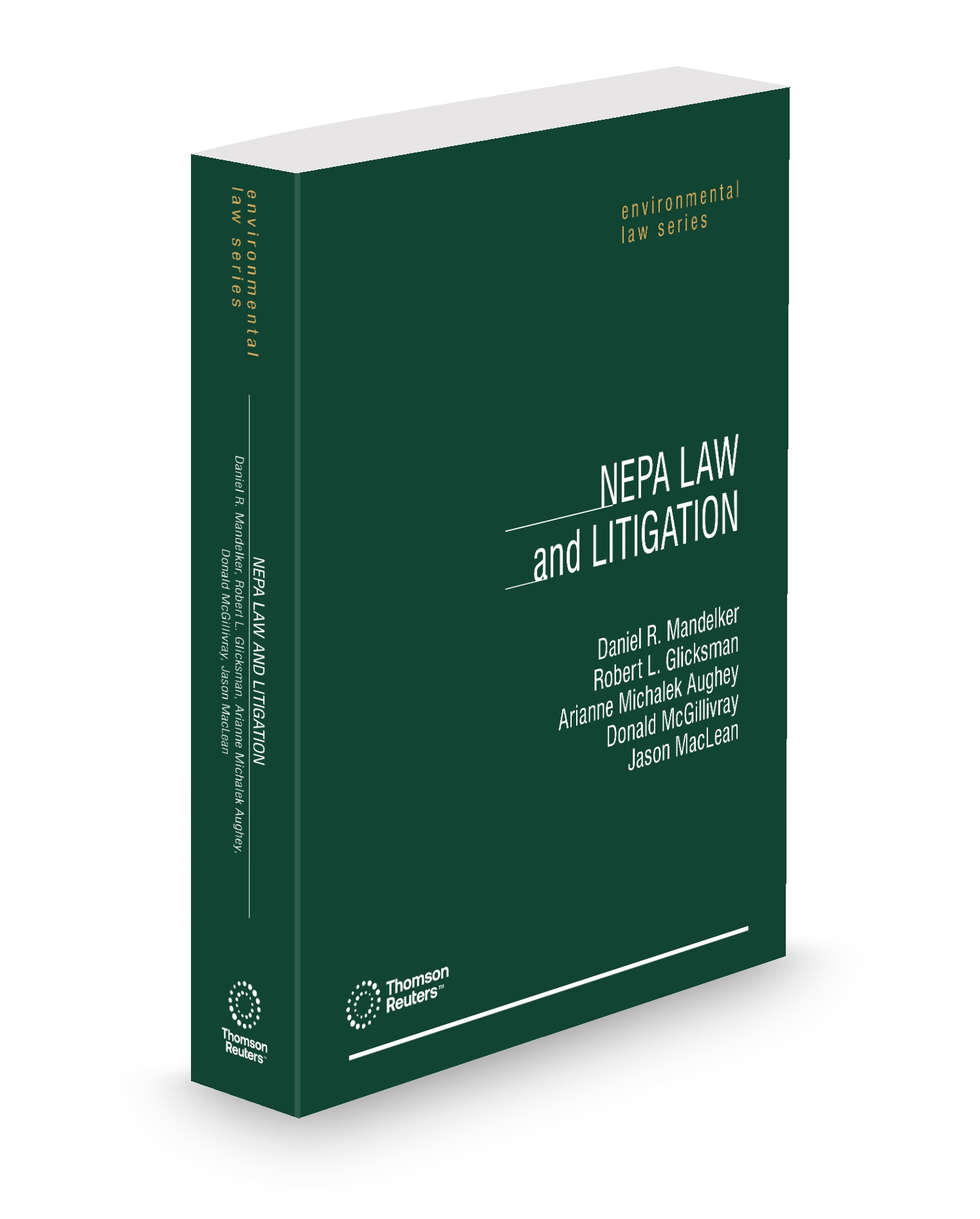Cover of NEPA Law and Litigation, 2d, 2025-2026 ed. (Environmental Law Series)