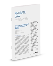Ohio Probate Law Journal, Volume 36