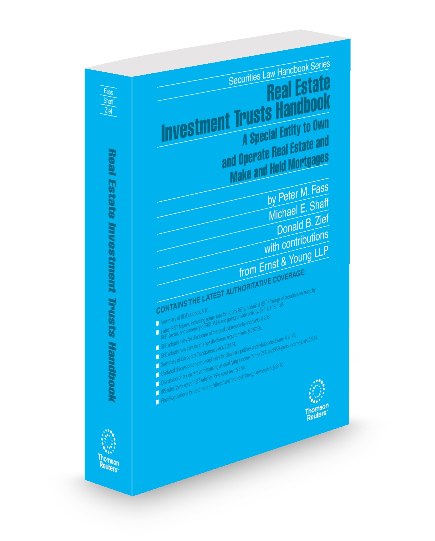 Cover of REAL ESTATE INVESTMENT TRUSTS HANDBOOK SUB