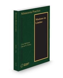 Minnesota Practice V.29 Motions In Limine, 2025-2026 ed.