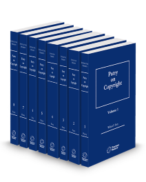 Patry On Copyright, Release 37