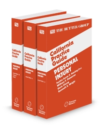 Personal Injury, 2025 Edition (The Rutter Group California Practice Guide)