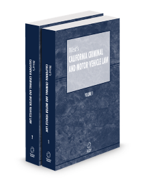 California Criminal and Motor Vehicle Law, 2026 ed.