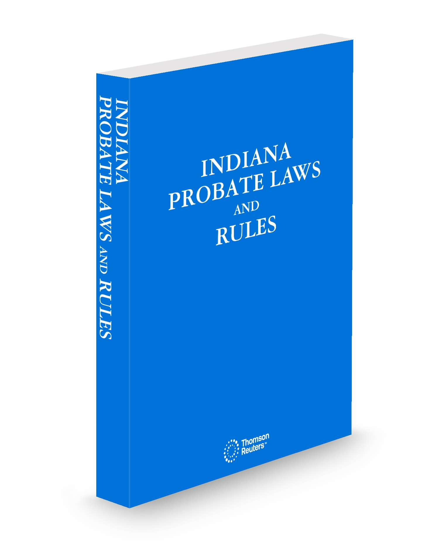 Cover of Indiana Probate Laws and Rules, 2026 ed.