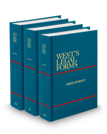 West's Legal Forms V.23A - V.24A Employment, 2025-2026 ed.
