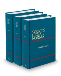 West's Legal Forms V.23A - V.24A Employment, 2025-2026 ed.