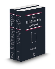 Utah Annotated Court Rules, 2025 ed.