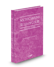 South Carolina Court Rules Federal and Federal KeyRules V.II and IIa