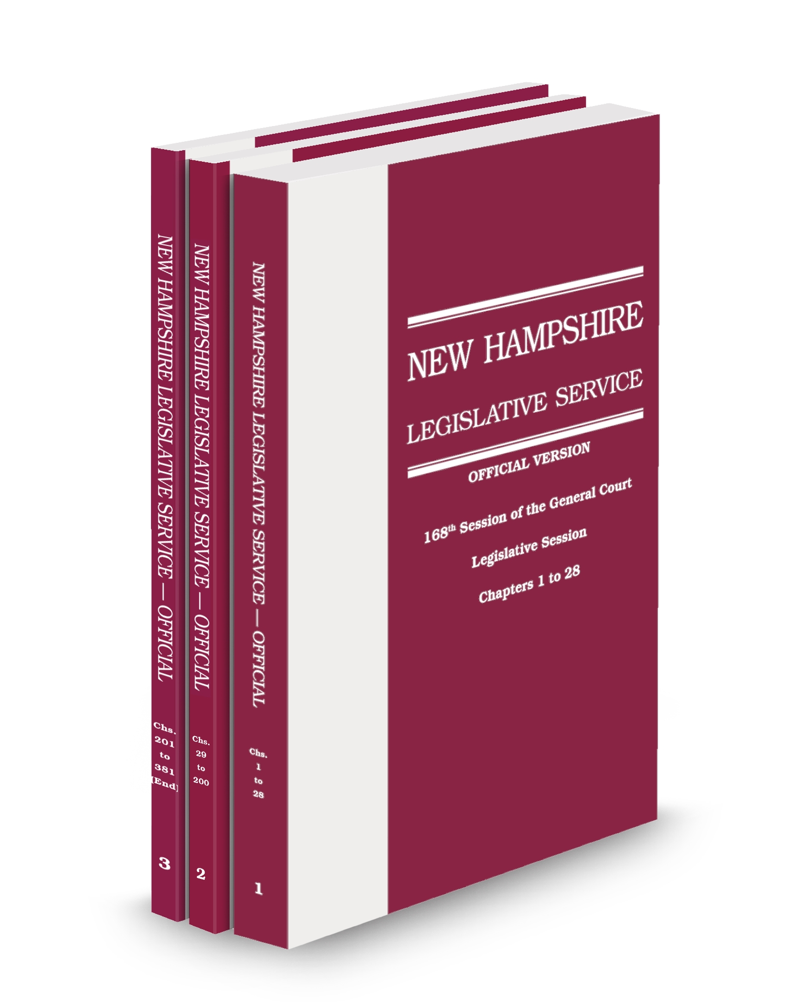 Cover of NH LEGISLATIVE SERVICE FULL SET