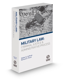 Military Criminal Justice, 2026 ed.