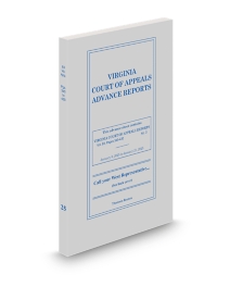 Virginia Court of Appeals Reports Advanced Sheets