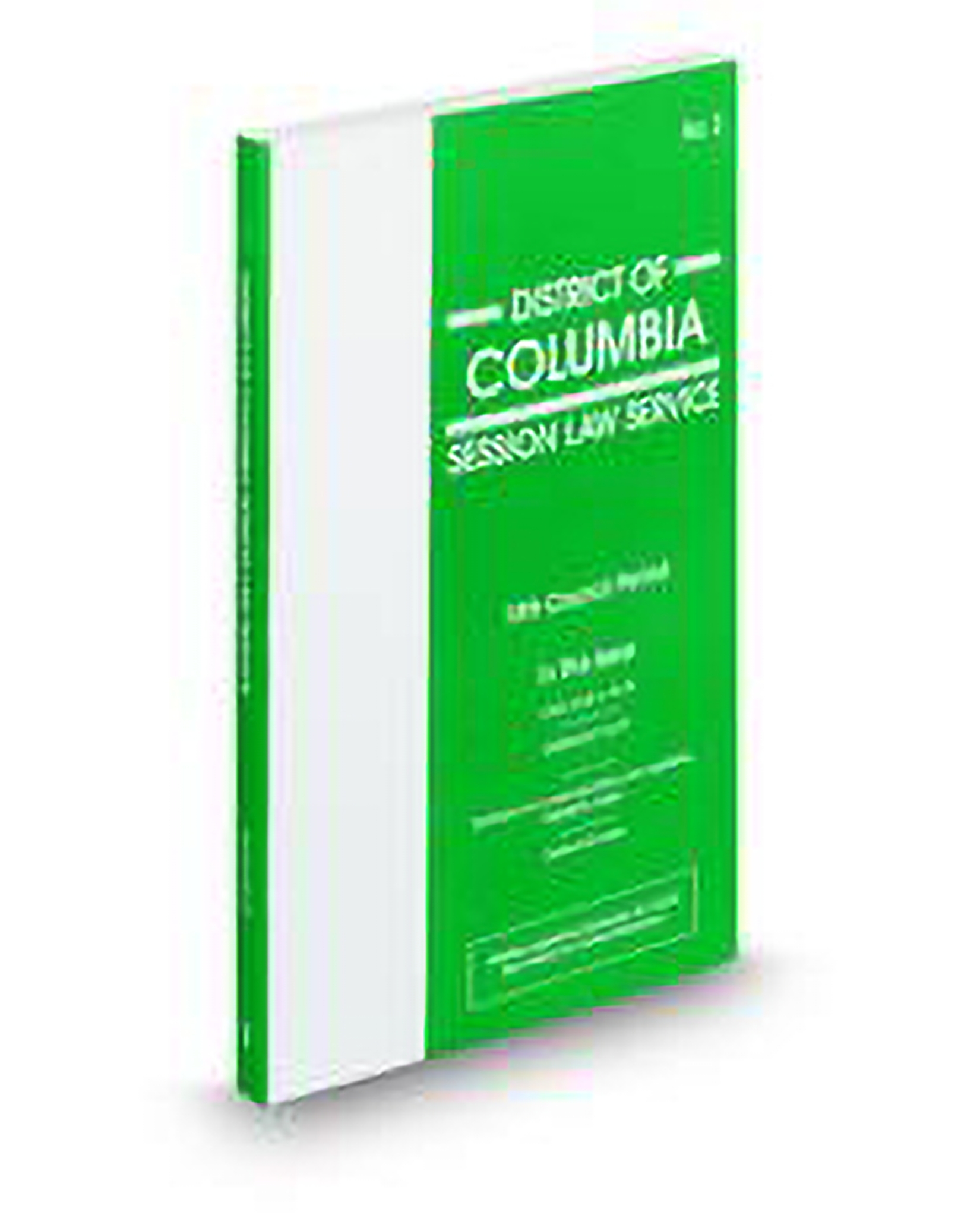 Cover of District of Columbia Legislative Service