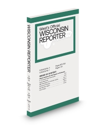 Wisconsin Reporter Advance Sheets