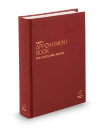 West's Appointment Bk for Judges and Lawyers