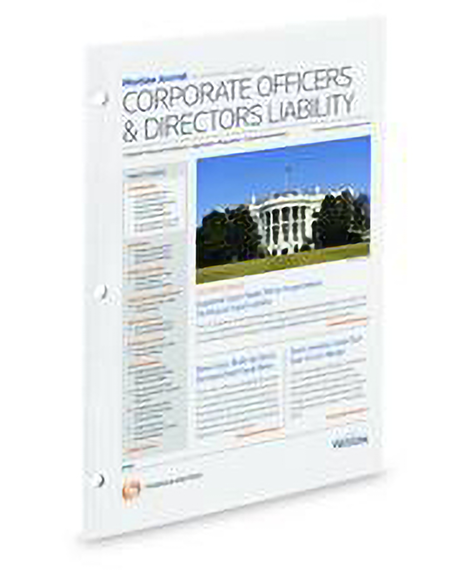 Cover of Andrews Corporate Officers and Directors Liability Westlaw Journal
