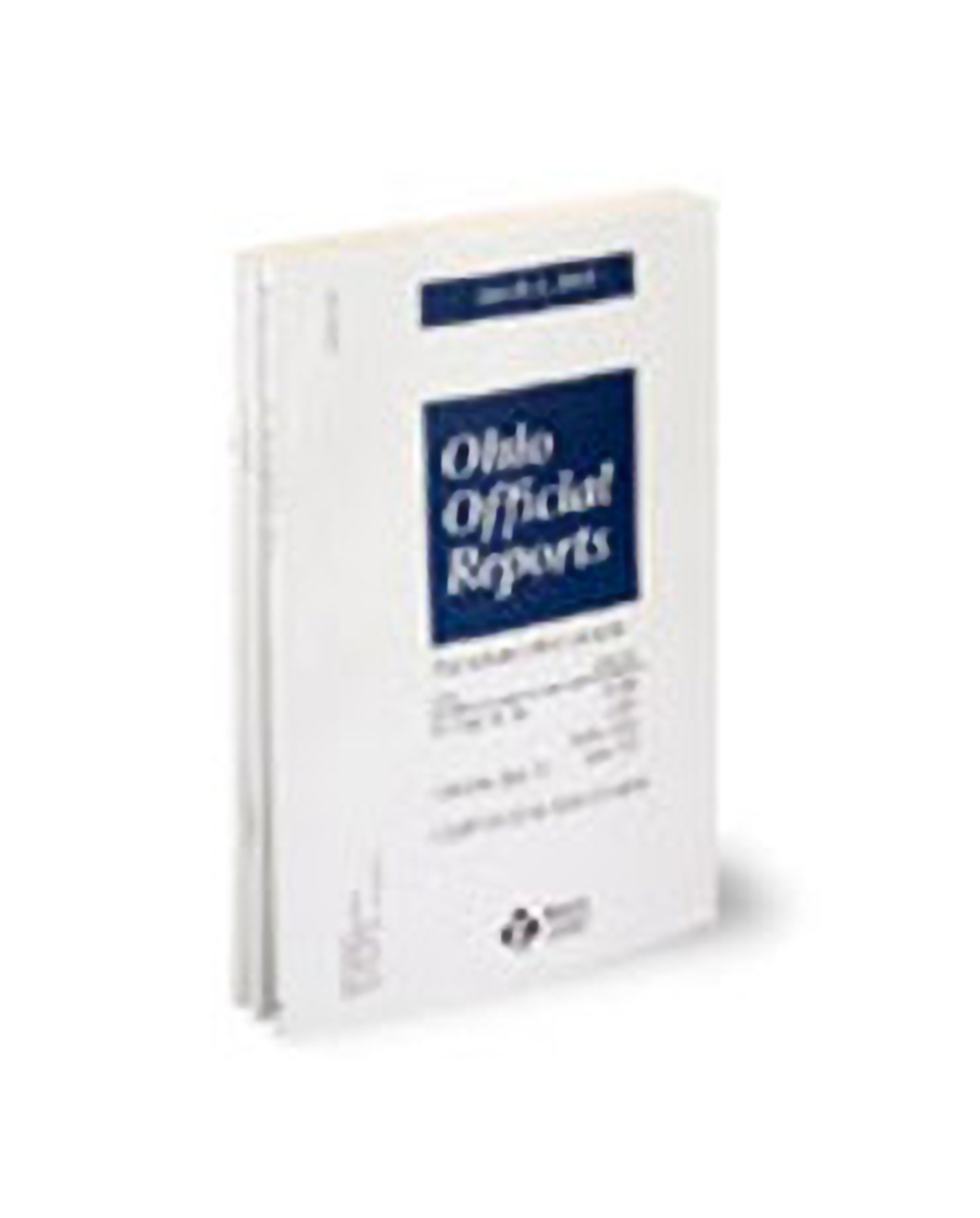 Cover of Ohio Official Reports Advance Sheets