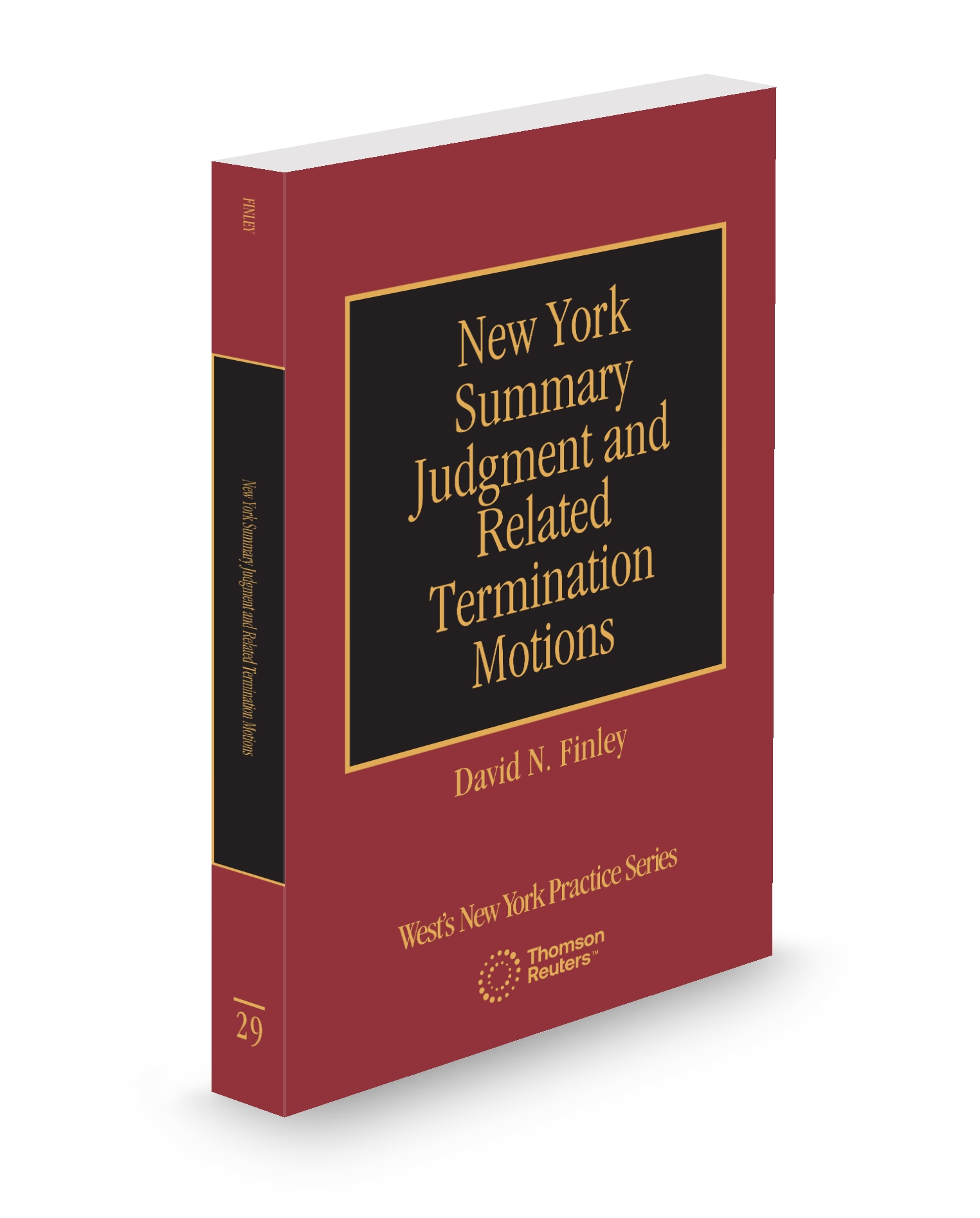 Cover of NY PRACTICE V.29 SUMMARY JUDGEMENT AND RELATED TERMINATION MOTIONS FULL SET