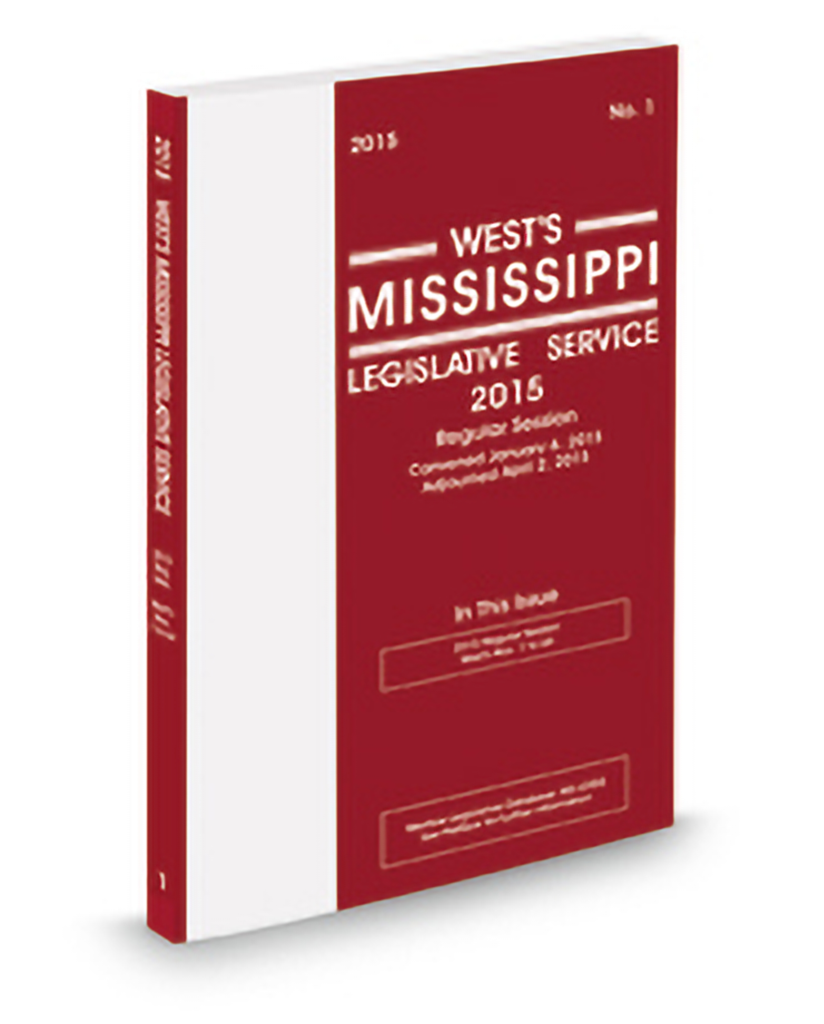 Cover of Mississippi Legislative Service