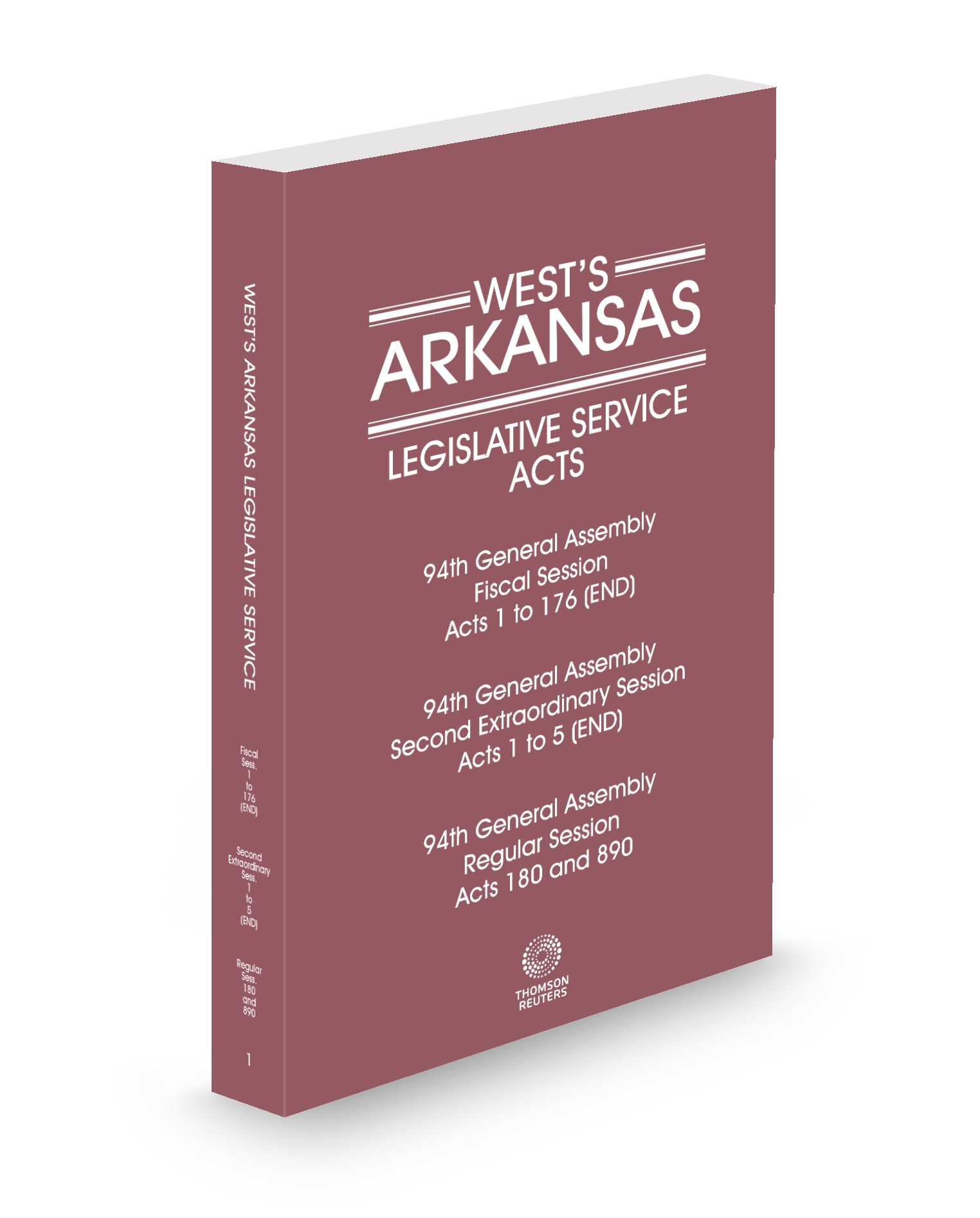 Cover of WEST'S AR LEGISLATIVE SERVICE FULL SET