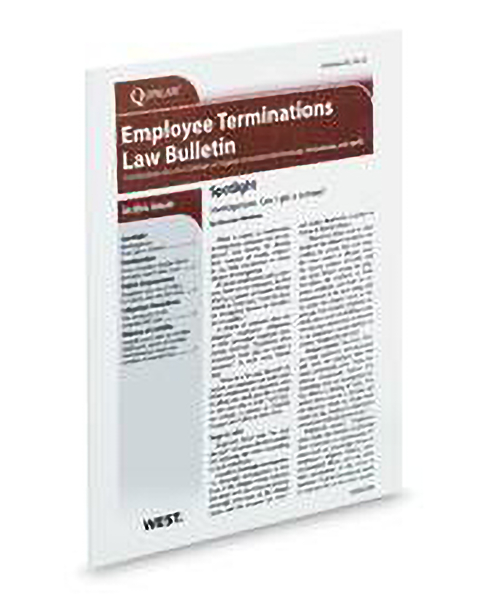 Cover of Quinlan Employee Terminations Law Bulletin