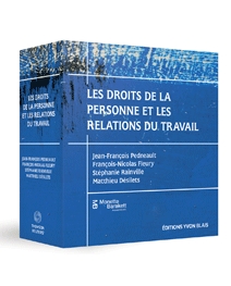 Couverture Les droits de la personne et les relations du travail