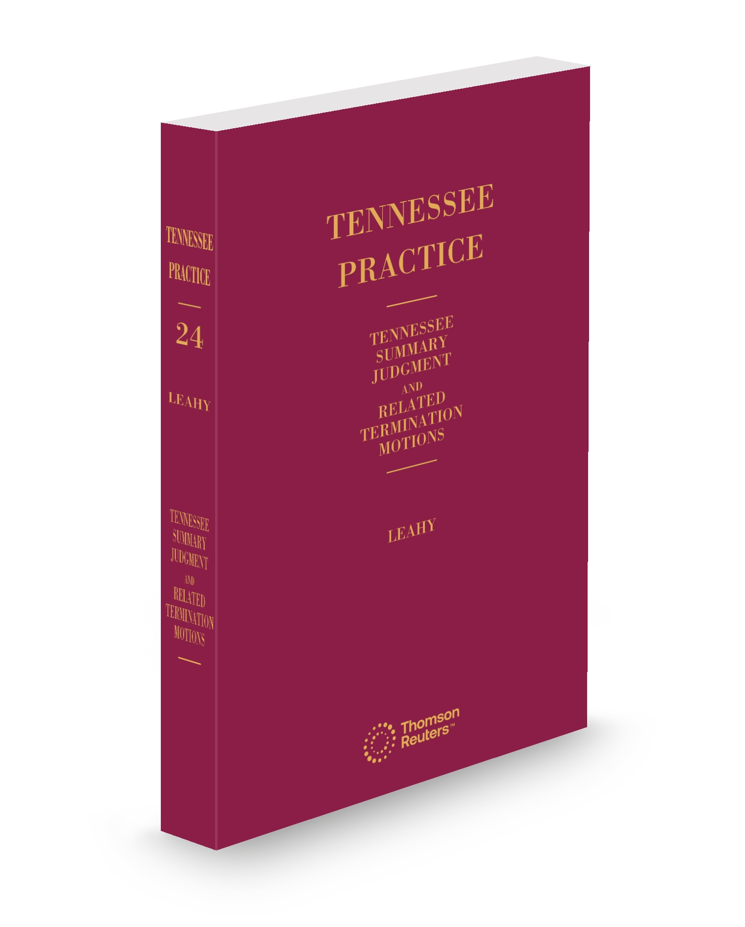 Cover of Tennessee Summary Judgment and Related Termination Motions, 2025-2026 ed. (Vol. 24, Tennessee Practice Series)