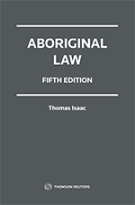 Cover of Aboriginal Law, Fifth Edition, Softbound book