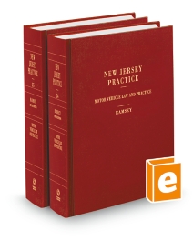 New Jersey Practice V.24 and 25 Motor Vehicle Law and Practice, 2025-2026 ed.