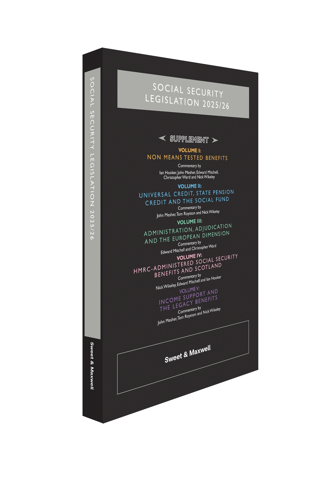 Cover of Social Security Legislation Supplement, 2025/2026 Edition, Print and ProView eBook Bundle
