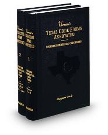 Texas Vernon's Code Forms Annotated Texas Uniform Commercial Code Forms, 2026 ed.